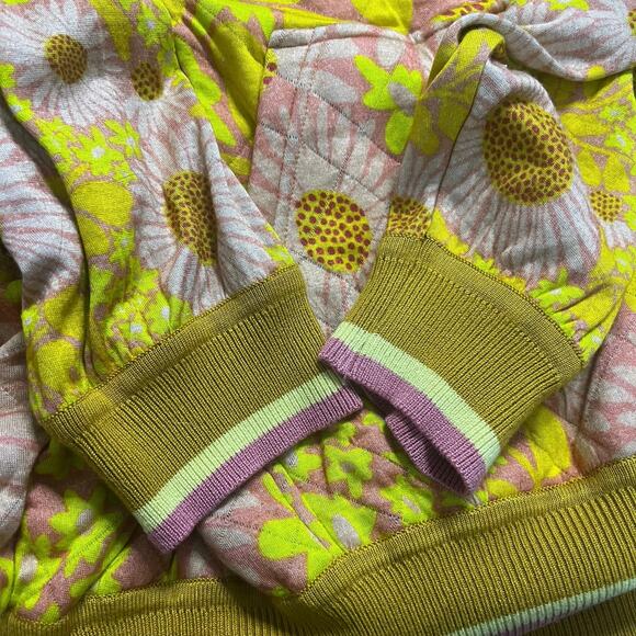 🌼 HP 🌼 Conditions Apply x Anthro | Leera Hoodie | Yellow Floral Motif | XL | HTF - Picture 7 of 10